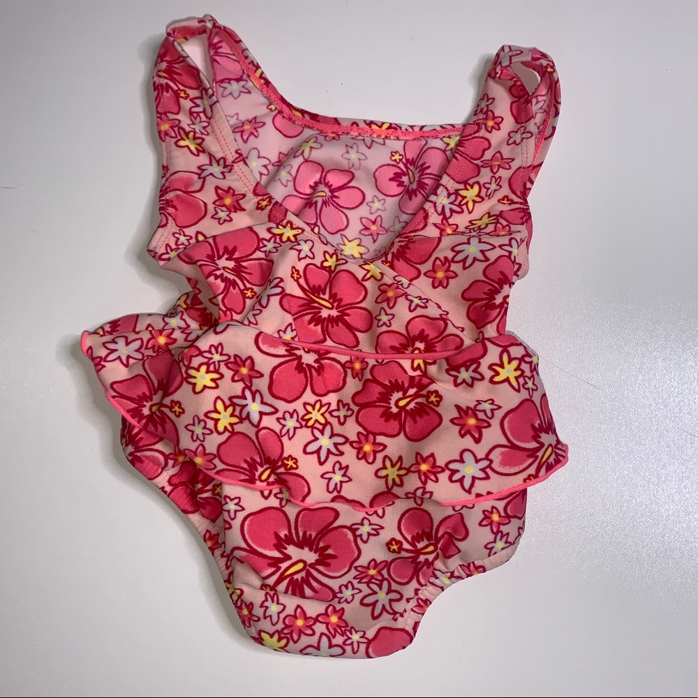 Carter’s baby floral swimsuit 12-18 months - Picture 2 of 3